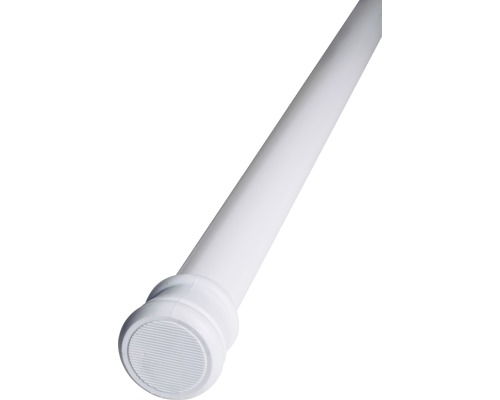 Spannstange ausziehbar weiß 80-130 cm Ø 23/26 mm Weiße Duschstange zur Montage ohne Bohren