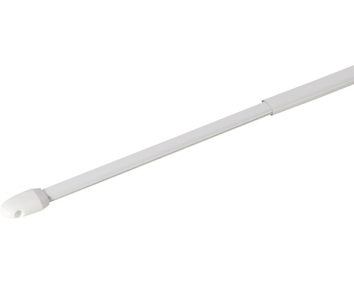 Vitragestange ausziehbar simple weiß 30-50 cm Ø 10 mm 2 Stk. Gardinenstange ausziehbar