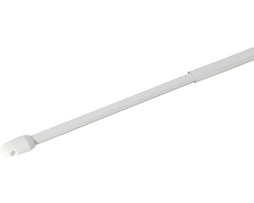 Vitragestange ausziehbar simple weiß 80-150 cm Ø 10 mm 2 Stk.