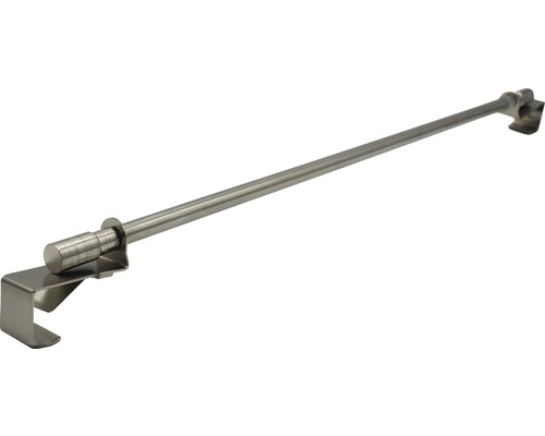Klemmstange ausziehbar clip edelstahl-optik 45-75 cm Ø 10 mm