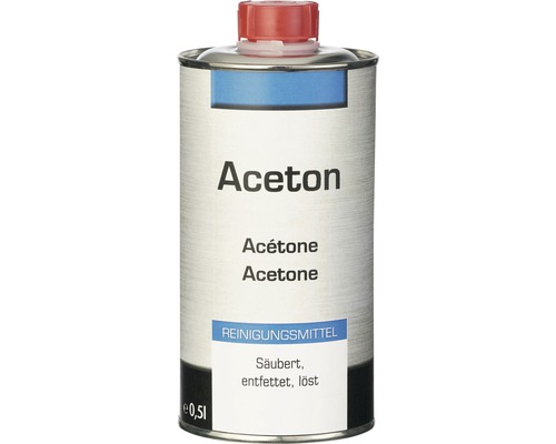 NEUTRAL Aceton 500 ml Aceton im Behälter, ein Reinigungsmittel zum Reinigen, Entfetten und Lösen