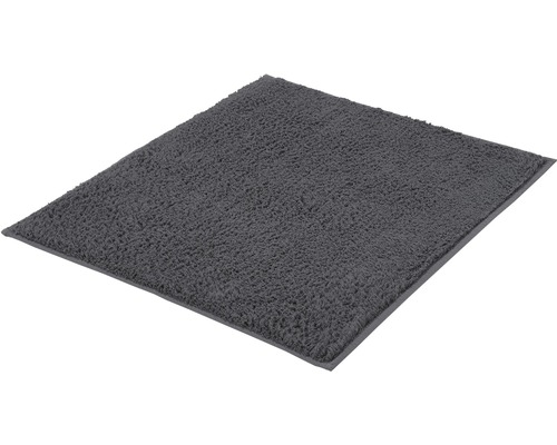 Badteppich Kleine Wolke Kansas 55 x 65 cm schiefer Graue Badematte aus Textil
