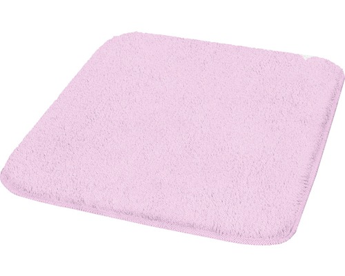 Badteppich Kleine Wolke Wilna 50 x 60 cm rose Quadratische Badematte aus Textil