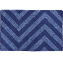 Badezimmerteppich mit Zickzackmuster