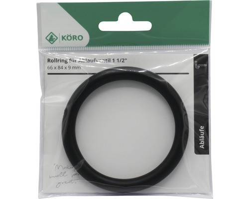 Körö Rollring für Ablaufventil 1 1/2 Zoll, 66 x 84 x 9 Millimeter, in Verpackung