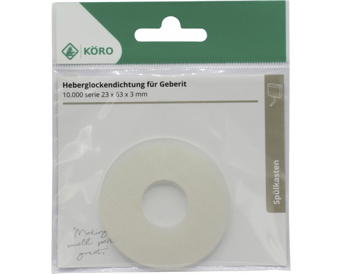 Körö Heberglockendichtung für Geberit, 23 x 63 x 3 Millimeter, in Verpackung
