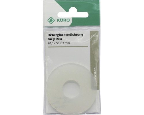 Heberglockendichtung für JOMO, 20,5 x 58 x 3 mm, in Verpackung