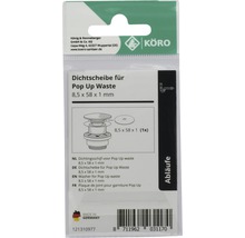 Dichtscheibe für Pop Up Waste, Größe 8,5 x 58 x 1 mm