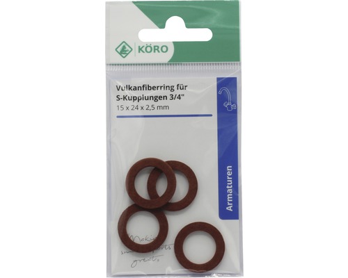 Vulkanfiberringe 3/4 Zoll für S-Kupplungen im Paket