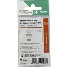 Köro Hochdruckdichtung für Überwurfmutter 3/8 Zoll, 9x14x2 Millimeter