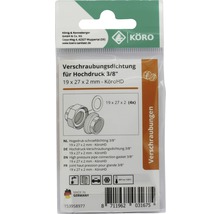Hochdruck Verschraubungsdichtung 3/8 Zoll, 19x27x2 Millimeter