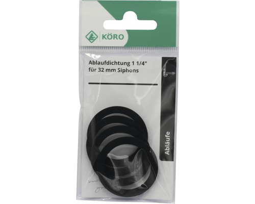 Ablaufdichtung 1 1/4 Zoll für 32 Millimeter Siphons in Verpackung