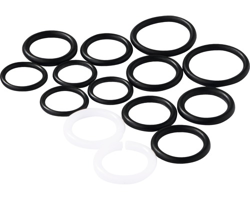 Nikou 279Pcs 18 Größen Gummi O-Ring Sortiment Set Hydraulik Dichtungen  Dichtsatz : : Baumarkt