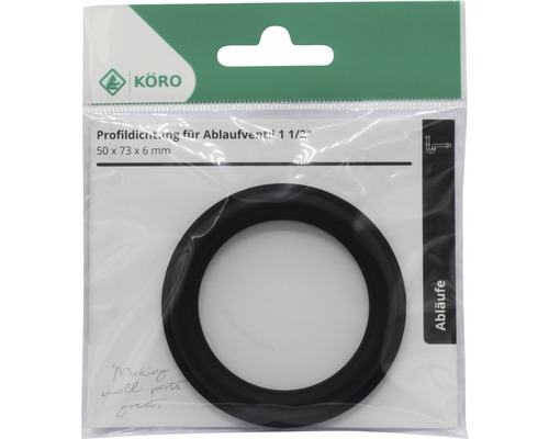 Profildichtung für Ablaufventil 1 1/2 Zoll in Verpackung