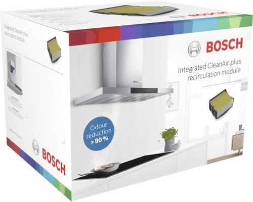 Bosch Logo Integriertes CleanAir Plus Umluftmodul Verpackung