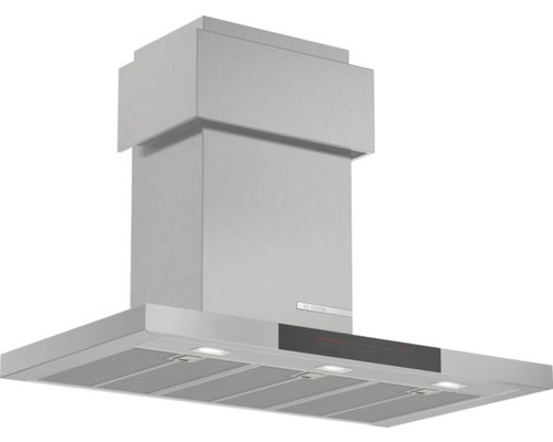 Dunstabzugshaube aus Metall mit Beleuchtung