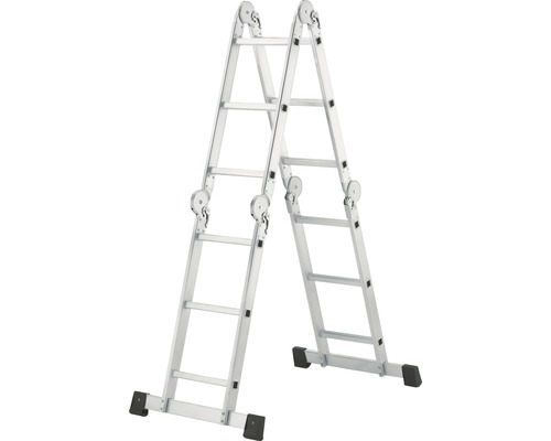 Aluminium Mehrzweckleiter im A-Frame Modus.