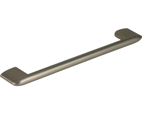 Möbelgriff Stangengriff Metall Zamak edelstahlfinish 202x10x30 mm Lochabstand 160 mm Möbelgriff aus Metall