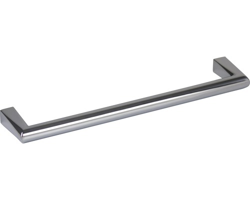 Möbelgriff Stangengriff Metall Zamak chrom glanz 170x10x34 mm Lochabstand 160 mm Handtuchhalter aus Metall