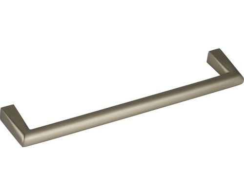 Möbelgriff Stangengriff Metall Zamak edelstahlfinish 170x10x34 mm Lochabstand 160 mm Möbelgriff