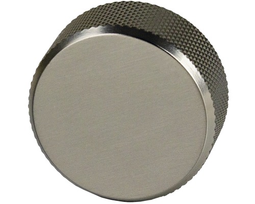 Möbelknopf Stahl edelstahlfinish ⌀xH 48x21 mm