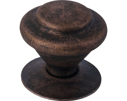 Möbelknopf Eisen kupfer antik ⌀xH 26x28 mm