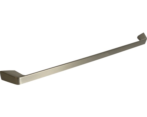 Möbelgriff Bügelgriff Metall Zamak edelstahlfinish 342x17x26 mm Lochabstand 320 mm Handtuchhalter aus Metall