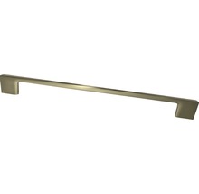 Möbelgriff Stangengriff Metall Zamak edelstahlfinish 290x8x28 mm Lochabstand 256 mm