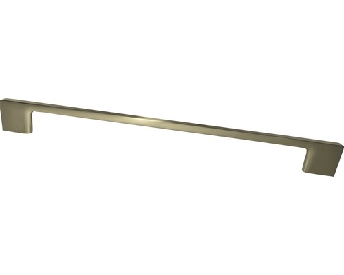 Möbelgriff Stangengriff Metall Zamak edelstahlfinish 290x8x28 mm Lochabstand 256 mm Möbelgriff aus Metall