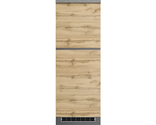 Hochschrank mit Holzdekor für Badezimmer