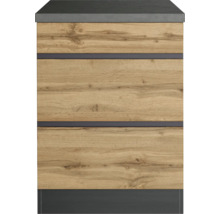 Held Möbel Kochfeldumbauschrank PISA BxTxH 60 x 60 x 86 cm wildeiche matt zerlegt 476.2.6310