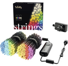 Twinkly Strings Lichterkette mit 600 RGBW LEDs, Netzteil und Verpackung