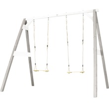 Schaukel 4-in-1 SportsFun Holz grau