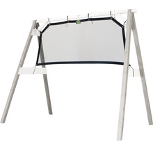 Schaukel 4-in-1 SportsFun Holz grau