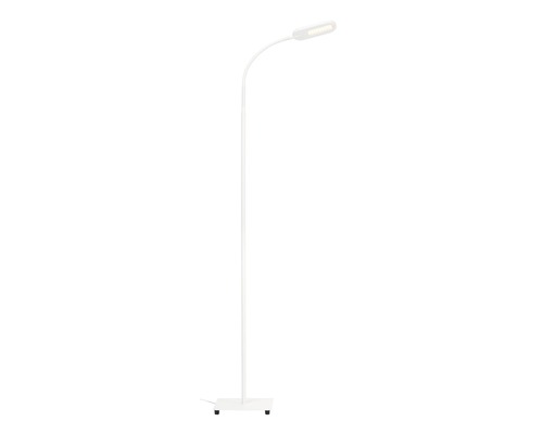 LED Stehleuchte CCT 600 lm warmweiß-tageslichtweiß H 128 cm mit Touchdimmer weiß Stehleuchte mit LED-Licht