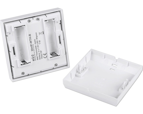 Wandthermostat mit Batteriefach und Gehäuse