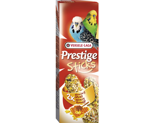 Vogelsnack VERSELE-LAGA Prestige Sticks mit Honig 2 x 30 g für Wellensittiche