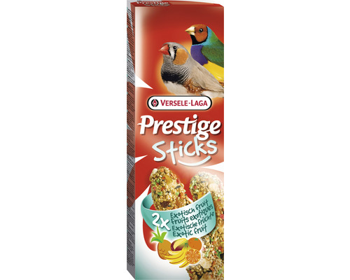 Vogelsnack VERSELE-LAGA Prestige Sticks mit Exotische Früchte 2 x 30 g für Exoten und Finken