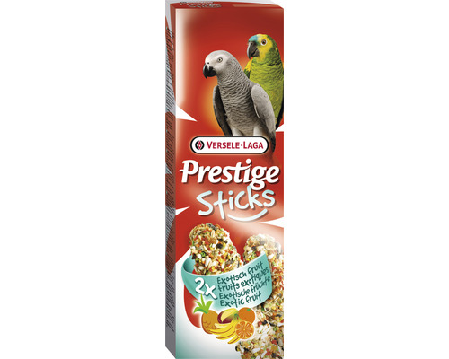 Vogelsnack VERSELE-LAGA Prestige Sticks mit Exotische Früchte 2 x 70 g für Papageien