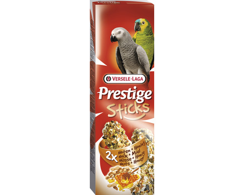 Vogelsnack VERSELE-LAGA Prestige Sticks mit Nüsse und Honig 2 x 70 g für Papageien