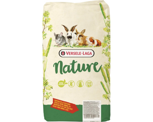 Nagerfutter VERSELE-LAGA Nature Cuni 9 kg vollwertiges, getreidefreies, rohfaserreiches Futter mit essentiellem Vitamin C für Meerschweinchen im Frischebeutel-0