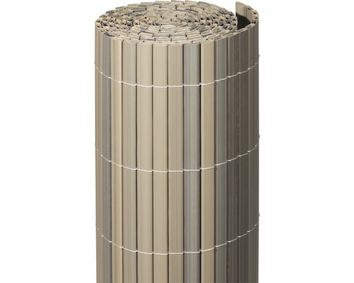 Sichtschutzmatte videx Rügen PVC 300 x 180 cm schiefer meliert Rollo Sichtschutz aus Kunststoff