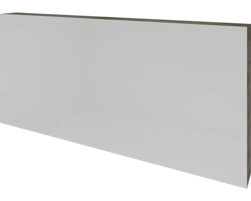 Spiegelschrank Sanox 140 x 12 x 65 cm espresso 3-türig doppelt verspiegelt Spiegelschrank Sanox 140 x 12 x 65 cm espresso 3-türig doppelt verspiegelt
