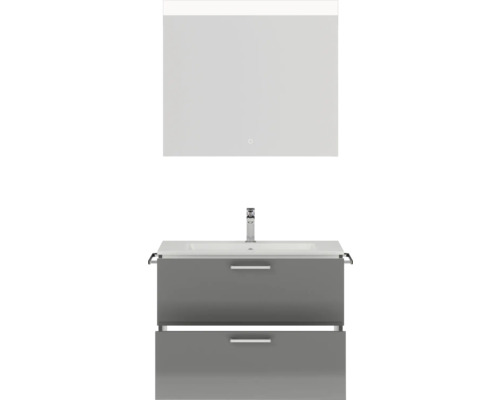 Waschtischkombination mit Unterschrank und Spiegel für Badezimmer