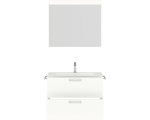 Waschtisch mit Unterschrank und Spiegel für das Badezimmer