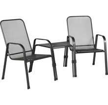 Gartenmöbel-Set mit zwei Stühlen und integriertem Tisch