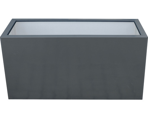 Pflanzgefäß Lotte 100 x 40 x 50 cm Metall anthrazit