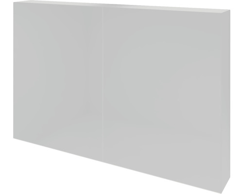 Spiegelschrank Sanox K-Line 100 x 13 x 70 cm weiss hochglanz 2-türig