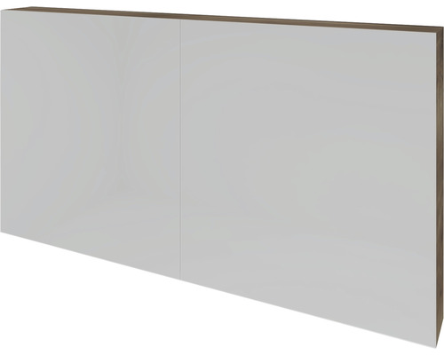 Spiegelschrank Sanox K-Line 120 x 13 x 70 cm tabacco 2-türig