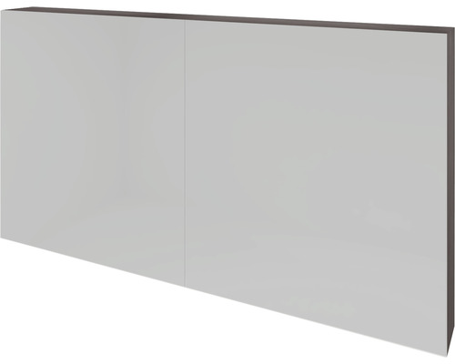 Spiegelschrank Sanox K-Line 120 x 13 x 70 cm beton anthrazit 2-türig